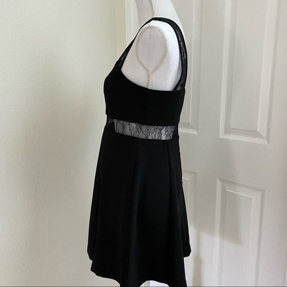 BCBGeneration Fit Flare Lace Panels Dress Sz 6 - Picture 7 of 10